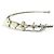 Accessorio per capelli in metallo Monogram Louis Vuitton Argento Bianco - vista 8