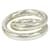 Hermès Hermes Vertige Silver 925 Band Ring Silvery  - view 3