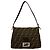 Borsa semi-a-spalla FENDI Mamma Bucket Zucca FF Marrone