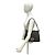 Borsa semi-a-spalla FENDI Mamma Bucket Zucca FF Marrone - vista 2
