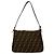 Borsa semi-a-spalla FENDI Mamma Bucket Zucca FF Marrone - vista 3