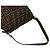 Borsa semi-a-spalla FENDI Mamma Bucket Zucca FF Marrone - vista 4