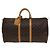 Borsa Keepall Louis Vuitton in tela Monogram 55 Marrone