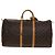Borsa Keepall Louis Vuitton in tela Monogram 55 Marrone - vista 2