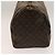 Borsa Keepall Louis Vuitton in tela Monogram 55 Marrone - vista 3