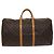 Borsa Keepall Louis Vuitton in tela Monogram 60 Marrone