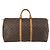 Borsa Keepall Louis Vuitton in tela Monogram 55 Marrone - vista 2