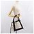 Borsa a mano BALENCIAGA in tela bianca e nera 339933 Auth bs33110 Nero Bianco - vista 22