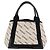 Borsa a mano BALENCIAGA in tela bianca e nera 339933 Auth bs33110 Nero Bianco - vista 3