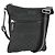 Borsa a Spalla GG in Tela Gucci Nylon Nera Argento 449184 Auth BA9907 Nero