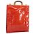 LOUIS VUITTON Borsa Tote Stanton Monogram Vernis Rossa M91078 LV Auth 169097 Rosso