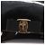 Borsa Vala Chain di Salvatore Ferragamo in pelle verniciata nera e oro Auth hk3377 Nero D'oro - vista 14
