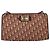 Borsa a Spalla in Tela Trotter Christian Dior Rossa Oro Auth 159831 - vista 2