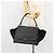 Céline Borsa Trapeze in pelle e suede nera argento autentica 165042 Nero - vista 25