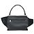 Céline Borsa Trapeze in pelle e suede nera argento autentica 165042 Nero - vista 3