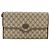 Gucci Borsa a Spalla GG Supreme PVC Beige Oro Auth ka2051 D'oro - vista 2