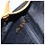 SAINT LAURENT Borsa a Spalla in Tela Rivestita Nera Oro Auth 170468 Nero D'oro - vista 20