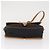 SAINT LAURENT Borsa a Spalla in Tela Rivestita Nera Oro Auth 170468 Nero D'oro - vista 9