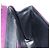 Céline Borsa a Spalla CELINE Circle in Pelle Viola Oro Auth 159845V D'oro Porpora - vista 19