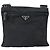 Borsa a Spalla PRADA Nylon Nero Argento Autentica 169384 - vista 2