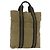 Hermès HERMES Fourre Tout Cabass Hand Bag Canvas Khaki Auth 163450