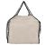 Autre Marque Bolso Falabella Chain Stella McCartney de poliéster 2en1 Blanco 495151 Auth BA10096 Plata - vista 3
