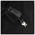 PRADA Hand Bag Nylon 2way Black Silver Auth 164859 Silvery - view 17