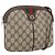 Borsa Sherry Line GG Supreme Web di GUCCI in PVC beige e oro 904 02 047 Auth 169025 D'oro