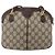 Borsa Sherry Line GG Supreme Web di GUCCI in PVC beige e oro 904 02 047 Auth 169025 D'oro - vista 3