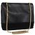 Borsa a spalla a catena Salvatore Ferragamo in pelle nera e oro Auth 149911 Nero D'oro
