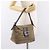 FENDI Zucchino Canvas Handtasche Beige Silber Authentisch ep13135 - Ansicht 28