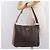 Céline Borsa a Spalla in Tela Macadam CELINE PVC Beige Oro Auth ka2067 D'oro - vista 26