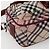 Borsa a spalla Burberry Nova Check Blue Label in nylon beige argento autentica bs33073 - vista 11