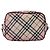Borsa a spalla Burberry Nova Check Blue Label in nylon beige argento autentica bs33073 - vista 3