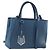 FENDI Sac à main To joule en cuir 2 en 1 Bleu Or Auth 165976 Doré