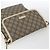 Gucci Borsa a Spalla GG Supreme PVC Beige Oro 223666 Auth 170280 D'oro - vista 6