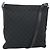 Borsa a Spalla GG Canvas Gucci Nera Argento 113013 Auth 170306 Nero
