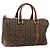 Céline Borsa a mano in tela Macadam C di CELINE con motivo carrozza, marrone e oro, autentica gh1632