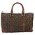 Céline Borsa a mano in tela Macadam C di CELINE con motivo carrozza, marrone e oro, autentica gh1632 - vista 2