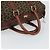 Céline Borsa a mano in tela Macadam C di CELINE con motivo carrozza, marrone e oro, autentica gh1632 - vista 7
