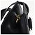 Bolsa de Ombro Vala Ribbon em Couro Azul Marinho e Ouro Auth 170410 da Salvatore Ferragamo Dourado - vista 15