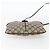 Borsa Sherry Line GG Supreme Web di GUCCI in PVC beige e oro 904 02 047 Auth ka2077 D'oro - vista 9
