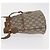 Borsa a Spalla GUCCI GG Plus Supreme PVC Beige Oro Auth ka2009 D'oro - vista 5