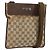 Borsa a Spalla GG Canvas Gucci Beige Argento 27639 Auth 170299