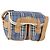 Borsa a Spalla Burberrys Nova Check PVC Blu Oro Auth BA9593 D'oro