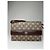 Bolso multiway de cuero monograma vintage Givenchy gris marrón Castaño - vista 13