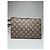Bolso multiway de cuero monograma vintage Givenchy gris marrón Castaño - vista 14