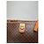 Céline Clutch de couro monograma Triomphe Celine Paris vintage marrom - vista 5