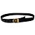 Céline Vintage Celine Paris Triomphe Ledergürtel Schwarz Braun