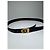 Céline Vintage Celine Paris Triomphe Ledergürtel Schwarz Braun - Ansicht 2
